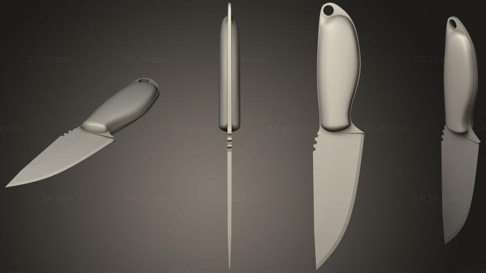 Оружие (Ножи 02 5, WPN_0119) 3D модель для ЧПУ станка
